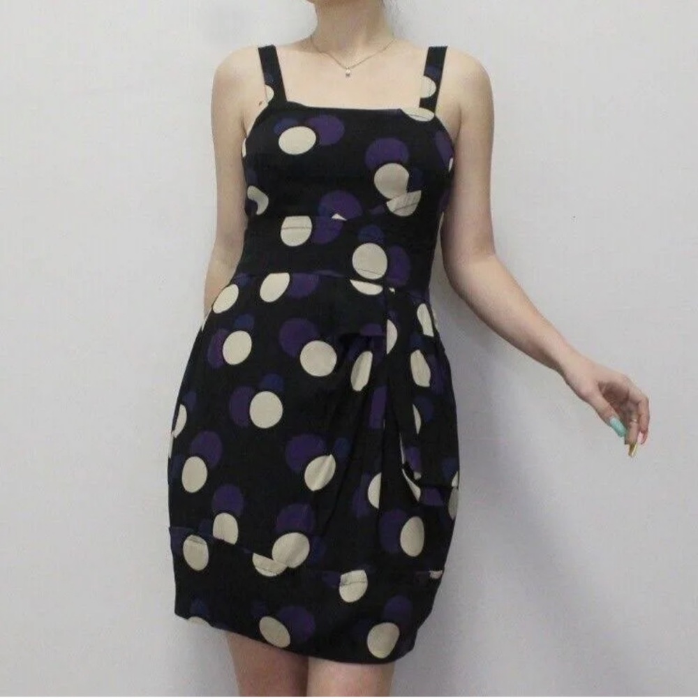 Marc by Marc Jacobs Black Polka Dots Silk Dress. Size 4 - Excellent condition!